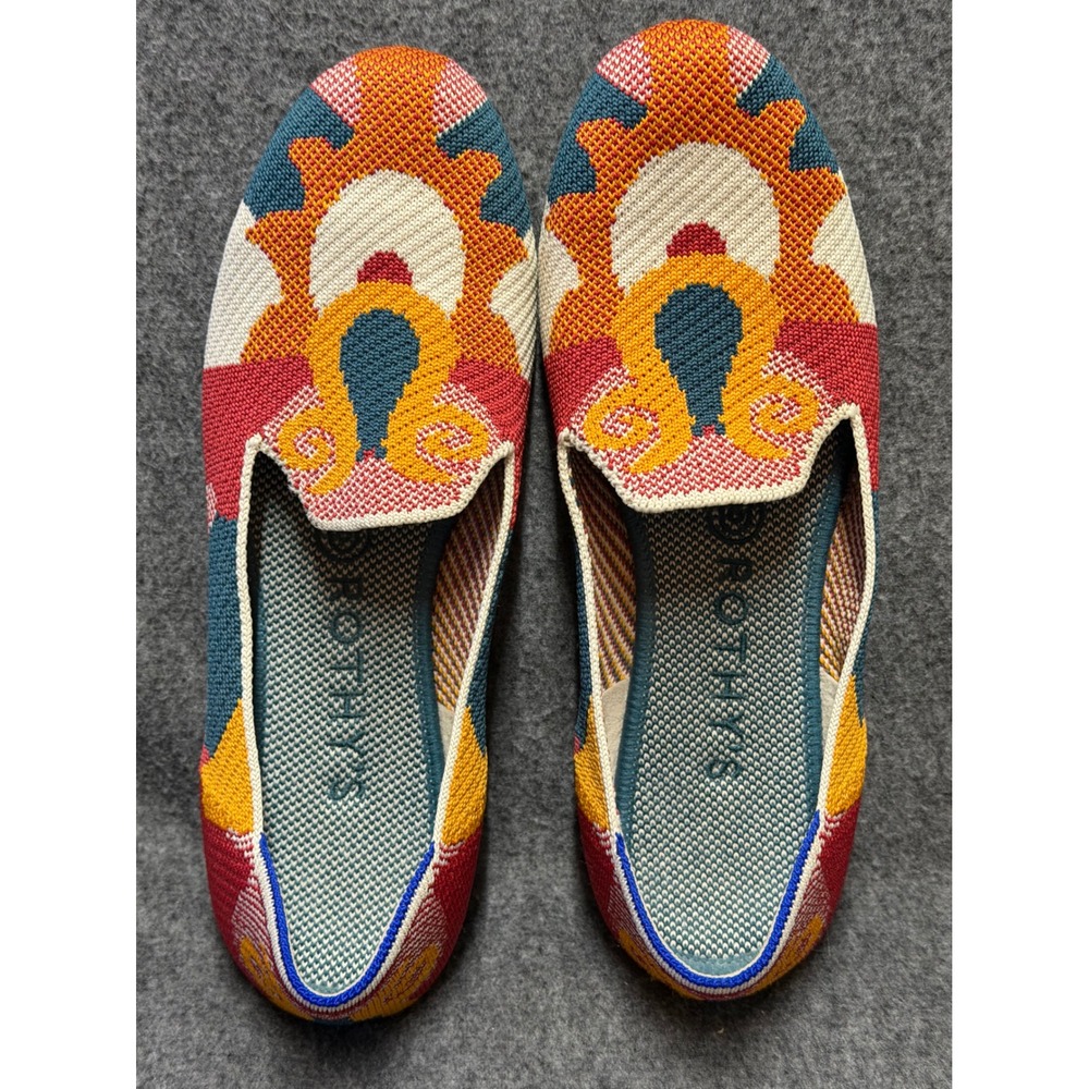 Rothy's Moroccan Amber Knit Flat Slip Ons - Picture 6 of 6